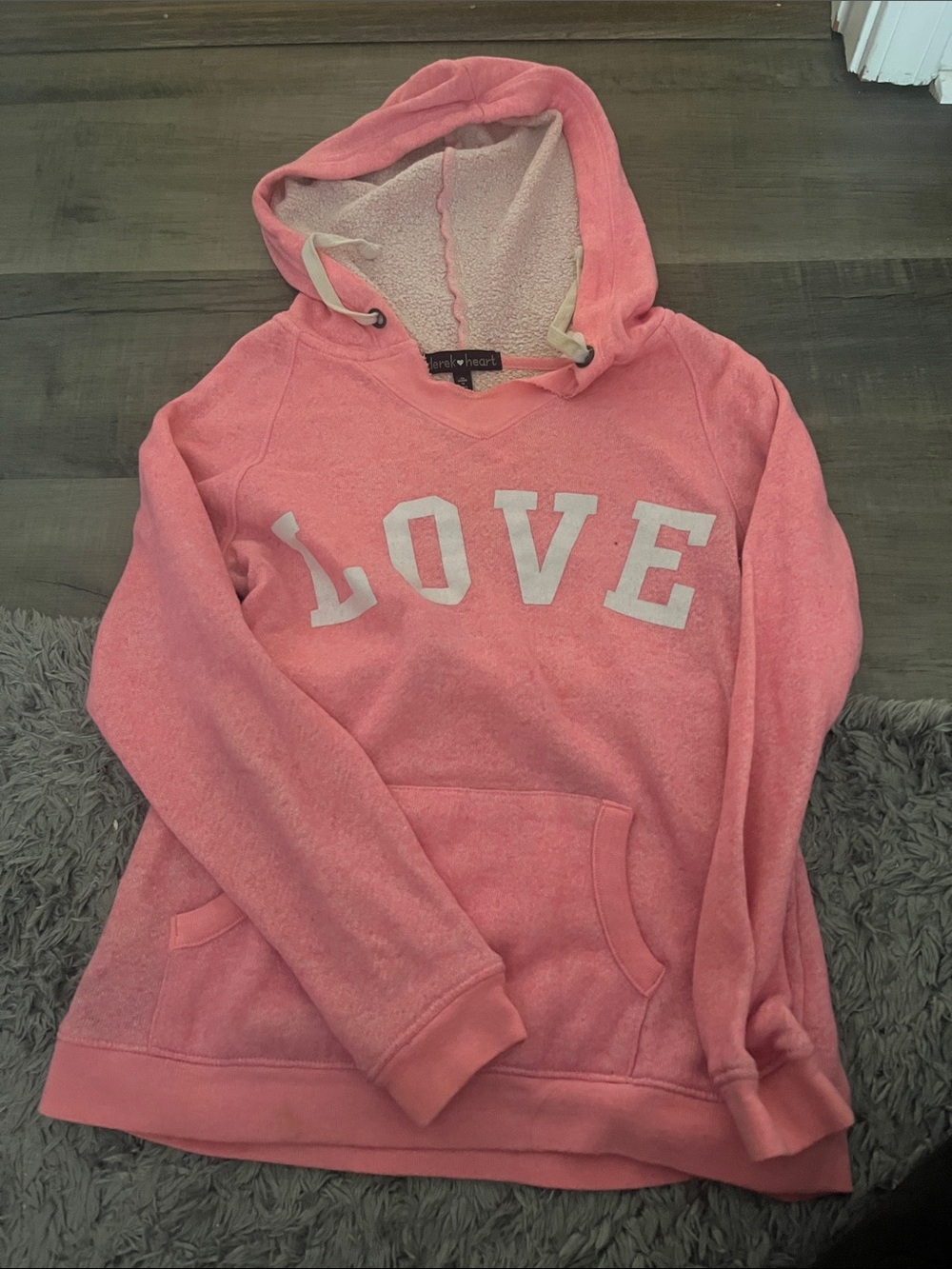 wild fable Pink LOVE Pullover Hoodie